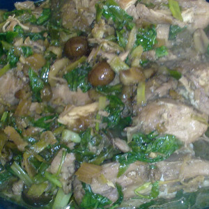 חזה עוף בערמונים ג'ינג'ר ויין אדום